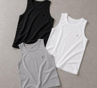 Kit 3 Regatas Regular Polo Wear