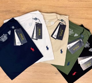 Camiseta Ralph Lauren Slim Fit Algodão Premium