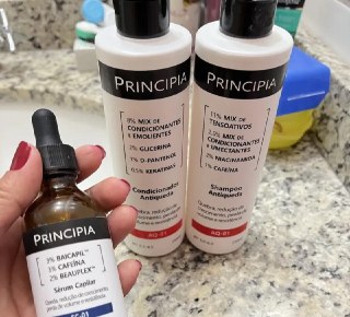 Principia Kit Antiqueda Trio Shampoo + Condicionar + Sérum Capilar