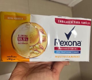 Rexona Sabonete Em Barra Multivitaminas 84g - 6 unidades