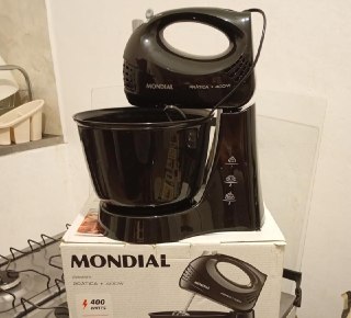 MONDIAL Batedeira Prática Preto 400W 110V
