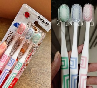 Kit 3 Unidades Escova de Dente ToyaDent, Cerdas Macias