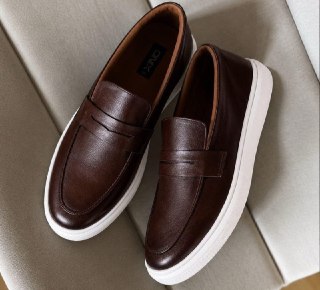 Sapato Loafer Mocassim Couro (2 Cores)