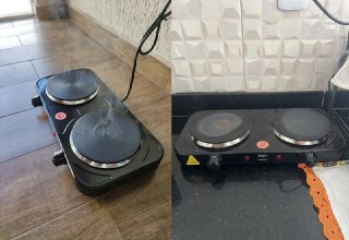 Fogão Cooktop Elétrico Elgin 2 Bocas 127v