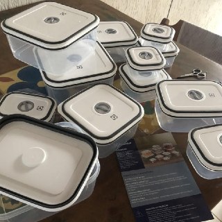 Kit 16 Potes Herméticos Plástico Multiuso Electrolux