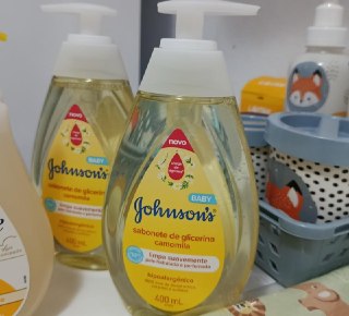 Sabonete Líquido Glicerina Camomila JOHNSON’S Baby, 400mL