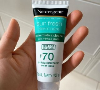 Protetor Solar Facial Neutrogena Sun Fresh, FPS 70, 40g