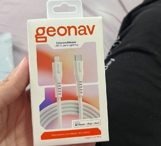 Geonav Cabo de Silicone USB-C para Lightning
