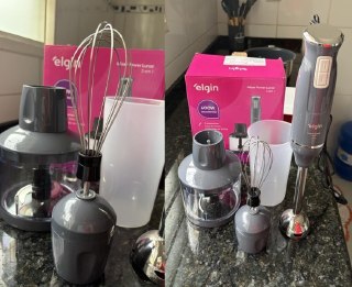 Mixer Power Inox 3 em 1 600W Elgin Lunar 110V