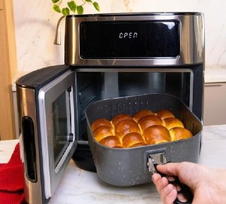 Fritadeira Elétrica WAP Oven Digital Black Inox 12L 220V