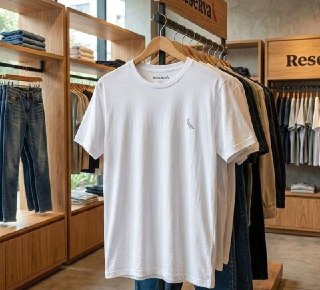 Kit 2 Camisetas Básica Reserva - Preto ou Branco