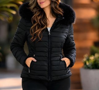 Jaqueta Blusa Puffer Forrada Impermeável