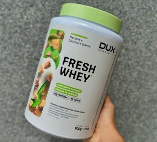 Whey Protein Fresh Whey Dux 900g Pistache Chocolate Branco