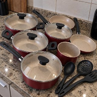 Conjunto Panelas Antiaderente 10 Peças Teflon