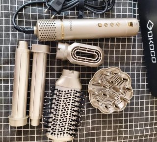 GOKOCO Escova Secadora 5 Em 1 Dupla voltagem 110V-240V