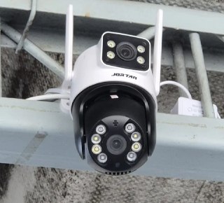 Câmera Dupla Lente Segurança WiFi Prova D'água Yoosee