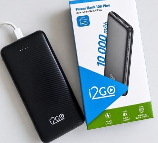 Carregador Portátil Power Bank I2GO 10.000mAh