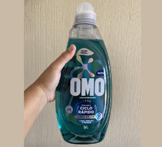 Lava Roupas Líquido Ciclo Rápido Omo Ação Total 750 ml