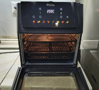 Fritadeira Air Fryer Oven 11 Litros 1800w 8 Funções Philco - 127V
