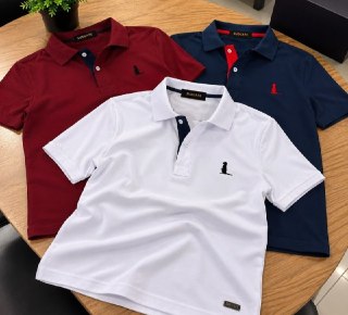Kit 3 Camisas Gola Polo