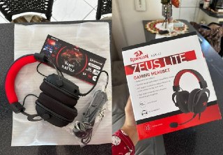 Headset Gamer Redragon Zeus Lite Preto