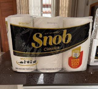 Snob Papel Toalha Multiuso Folha Dupla - 3 rolos