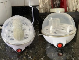 Cozedor De Ovos Automático Panela A Vapor Elétrica - 127V