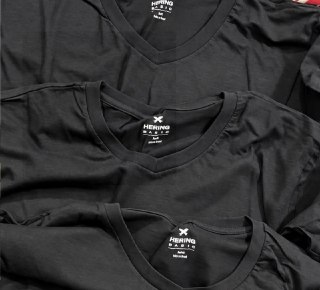 Kit 3 Camisetas Slim Gola V Hering