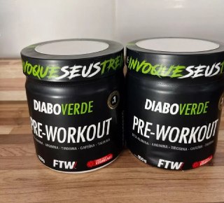 Pré Treino Diabo Verde Pre-Workout 150g FTW - 2 unidades