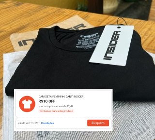 Camiseta Feminina Insider Daily