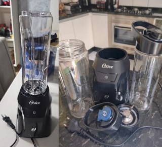 Liquidificador Portátil OBLD700-220 Power Blender 2 Jarras Oster 220V