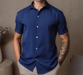 Camisa Social Gola Italiana