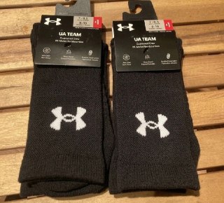 Kit 3 Meias Under Armour Core Cotton Cano Alto