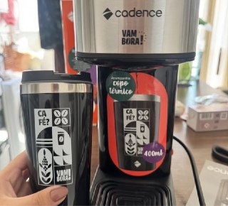 Cafeteira Elétrica Cadence Vambora C/copo Termico