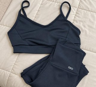 Conjunto GKD: Legging Cós Alto + Top Duplo