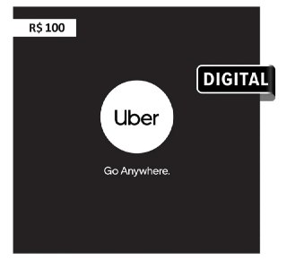 Uber Gift Card R$ 100 (Digital)