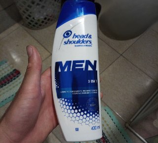 Head & Shoulders Shampoo Anticaspa Men 3 em 1, 400 ml