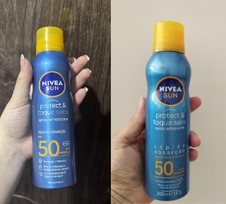 NIVEA SUN Protetor Solar Spray Protect & Toque Seco FPS 50 200ml
