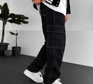 Calça Cargo Básica Sarja (várias cores)