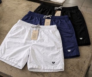 Kit 3 Bermudas Lisas Voker