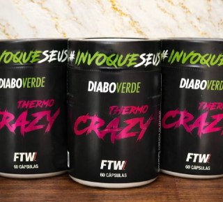 Termogênico Thermo Crazy Pote 60 cáps FTW - DIABO VERDE