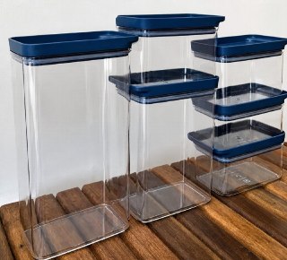 Kit 6 Potes Herméticos e Organizadores Electrolux