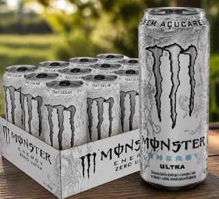 Kit Com 6 Energético Monster Ultra Lata 473ml
