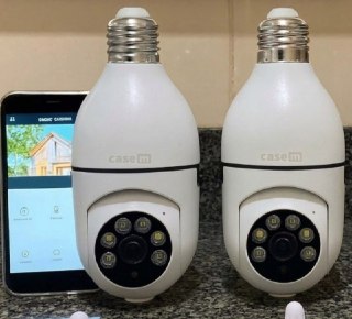 Kit 2 Câmeras Segurança 360o Jortan Wifi IP HD
