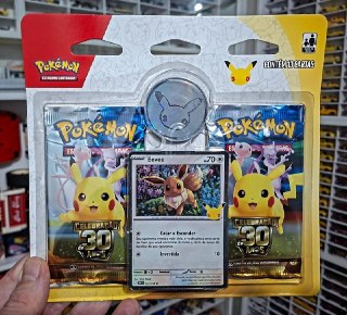 Pokémon Blister Duplo Celebrações 30 Anos Eevee