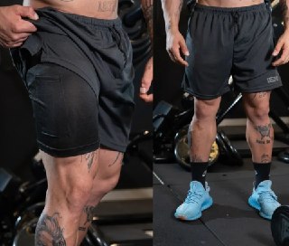 Bermuda 2 Em 1 Academia Corrida Fitness Rock Saints (4 Cores)