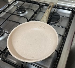 Frigideira de Indução em Alumínio LYOR Granilite Bege 20cm