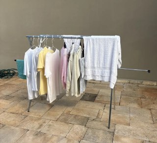 Varal De Chão 3 Andares Dobrável