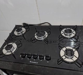Fogão Cooktop Gás 5 Bocas Ultra Chama 127v/220v