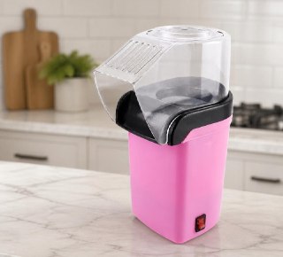 Pipoqueira Elétrica Sem Óleo 1200W 220V Cor Rosa